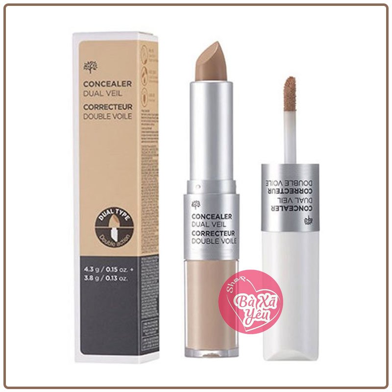 Che Khuyết Điểm 2 đầu Concealer Dual Veil