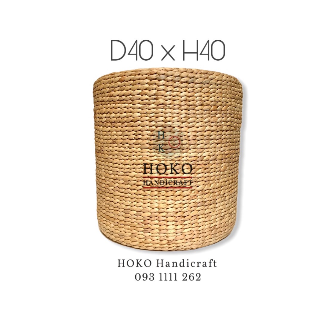 Đôn ngồi 40x40 Tự nhiên