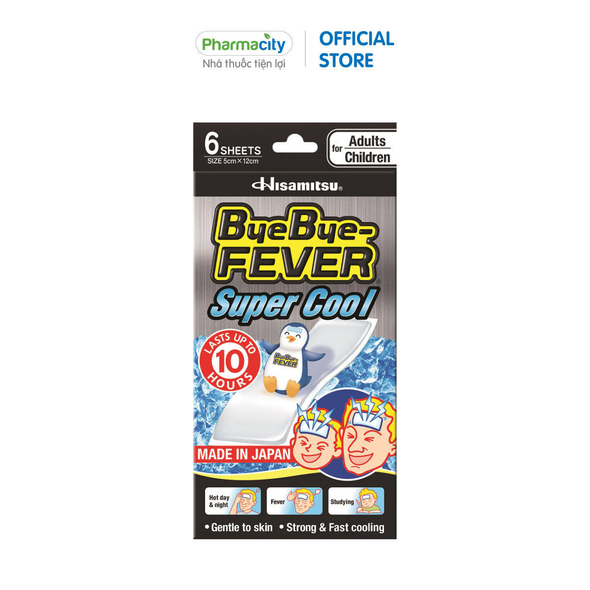 Miếng dán hạ sốt Bye Bye - Fever Super Cool