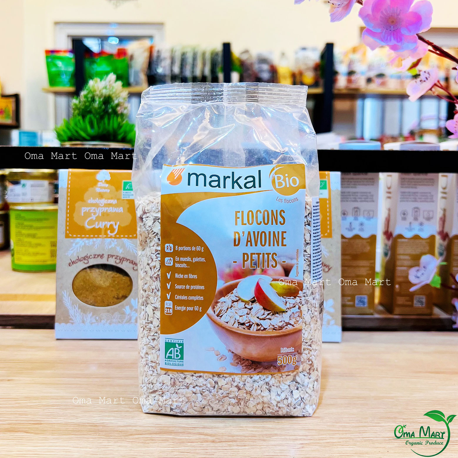 Oats rolled thin organic MARKAL 500g
