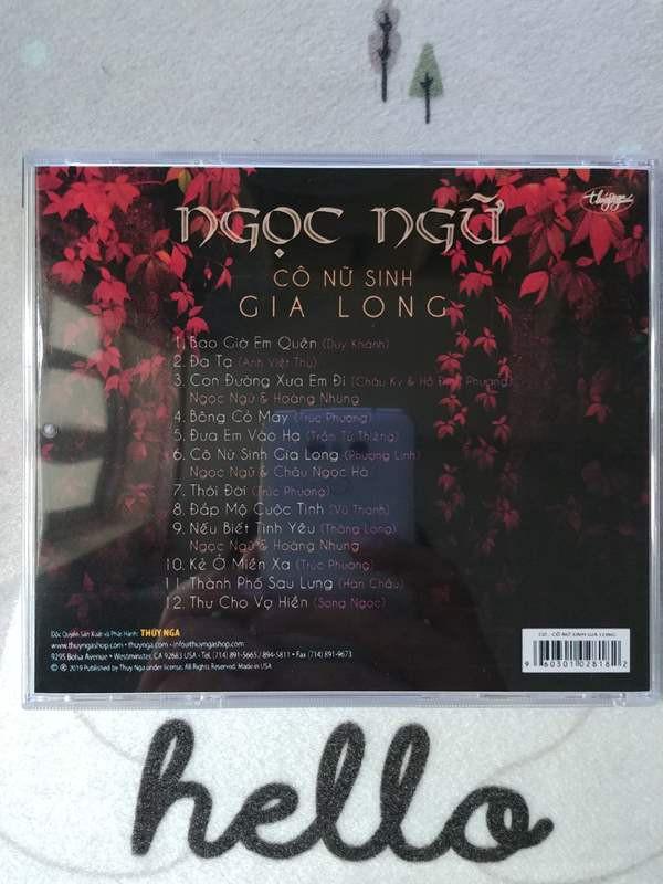 CD TNCD605 Ca Sĩ Ngọc Ngữ - Cô Gái Gia Long