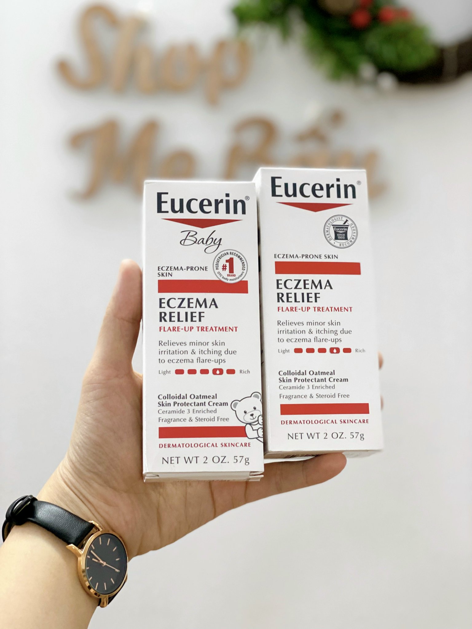 Kem dưỡng ẩm chàm Eucerin