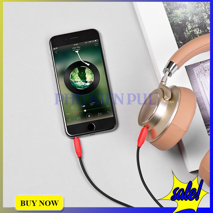Cáp âm thanh 3.5mm hoco upa11 bảo hành 12 tháng