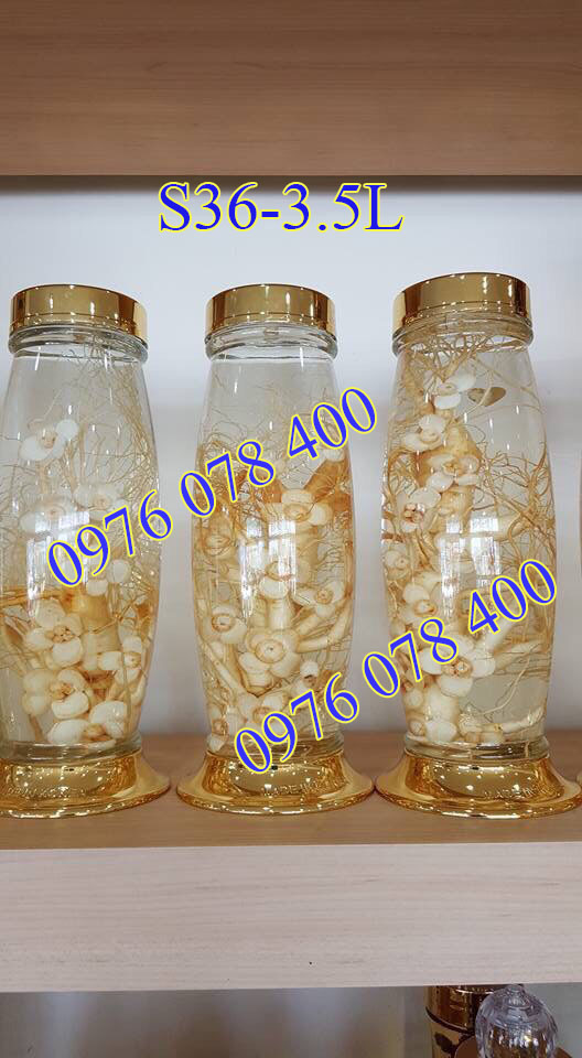 Bình ngâm rượu hàn quốc 3.5 lít