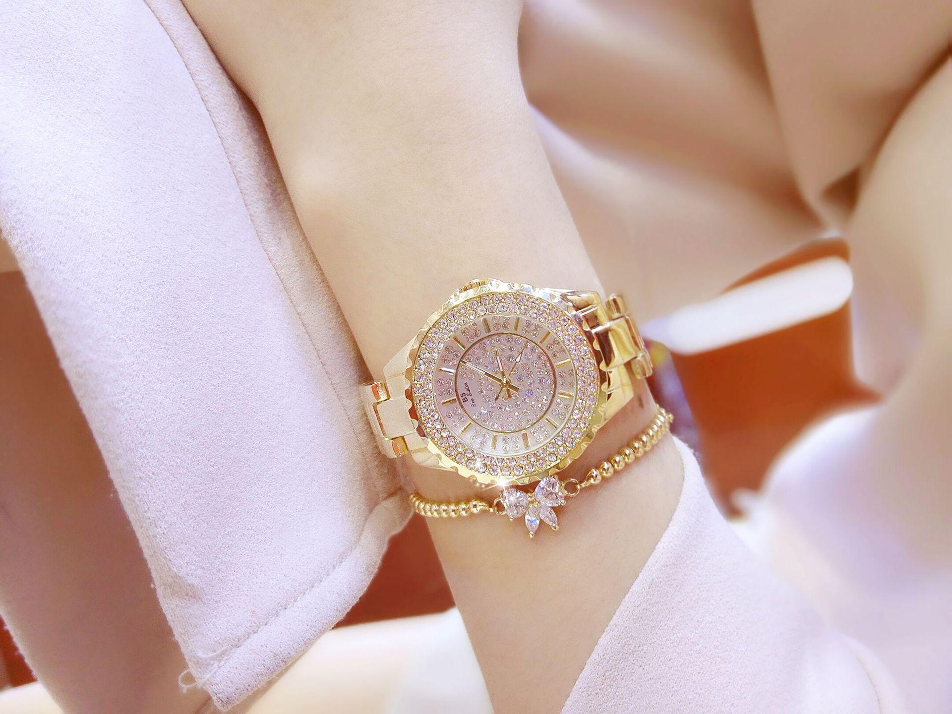 Lắc tay BS đeo kèm đồng hồ Bee Sister (Bạc)