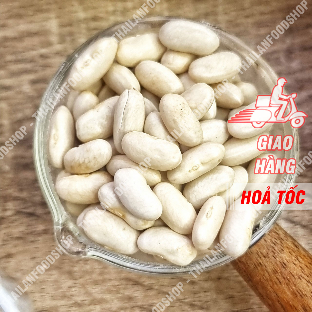 Đậu Trắng Tây Túi 500Gram (White Kidney Beans/ Đậu Thận/ Đậu Đà Lạt / Đậu Ngự)