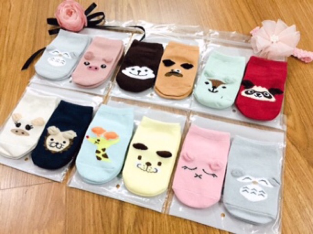 Set 2 Đôi Tất Chống Trơn Cao Cấp Cho Bé Pony Kid