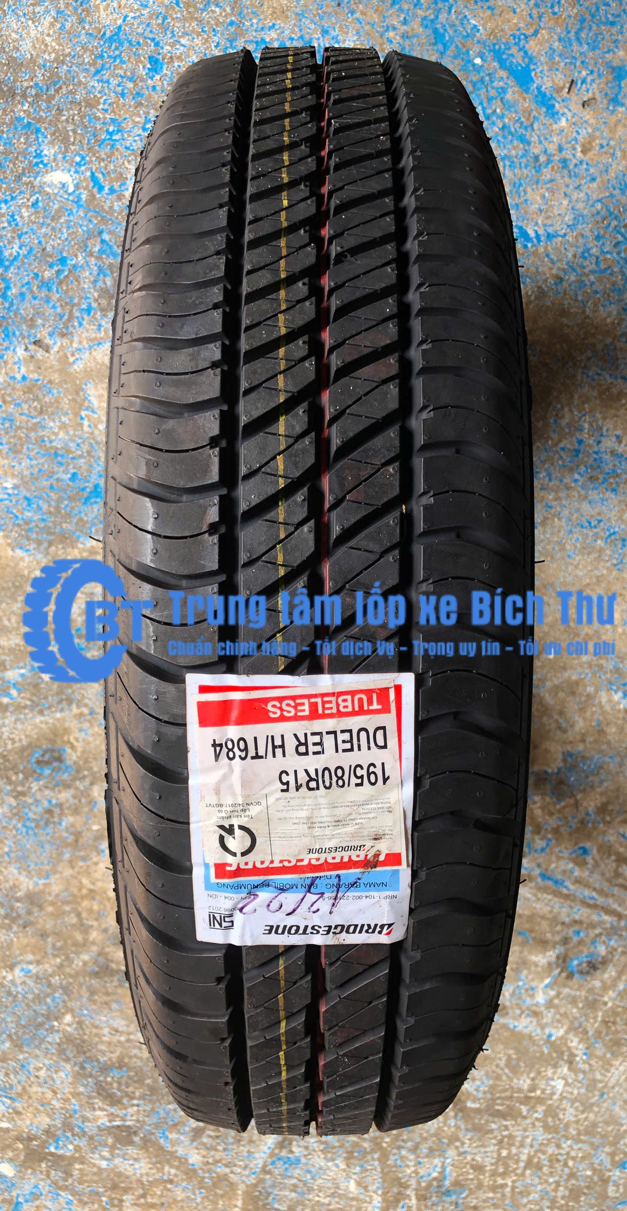 Lốp Bridgestone 195/80R15 Dueler H/T 684
