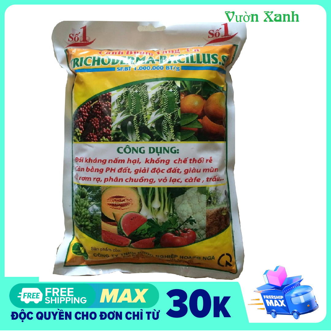 Combo 3 gói Nấm Trichoderma (ủ phân + tưới gốc) tặng 1 gói siêu lân
