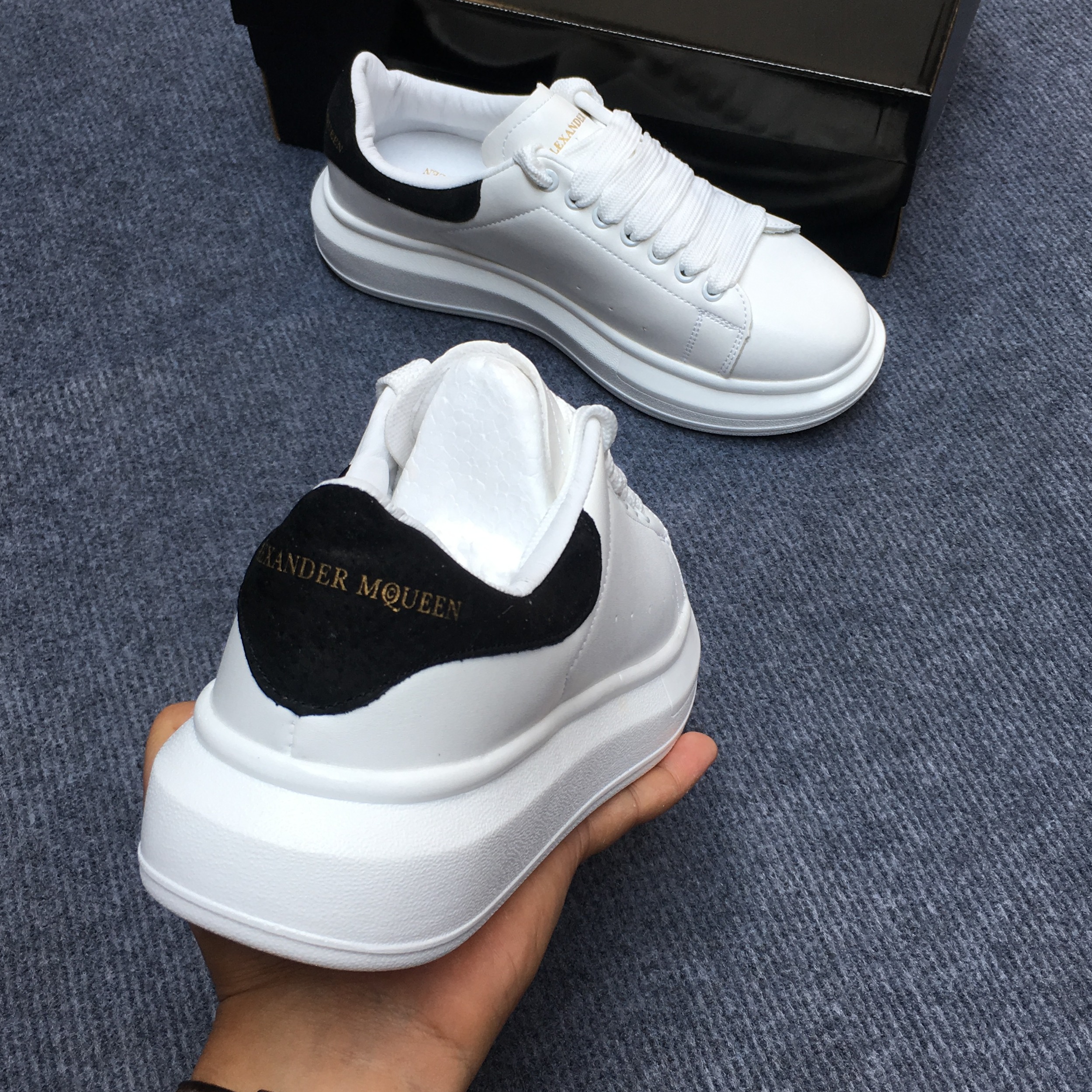 giày alexander mcqueen nam nữ [TẶNG HỘP + DÂY DQ+TẤT+LỌ TẨY]