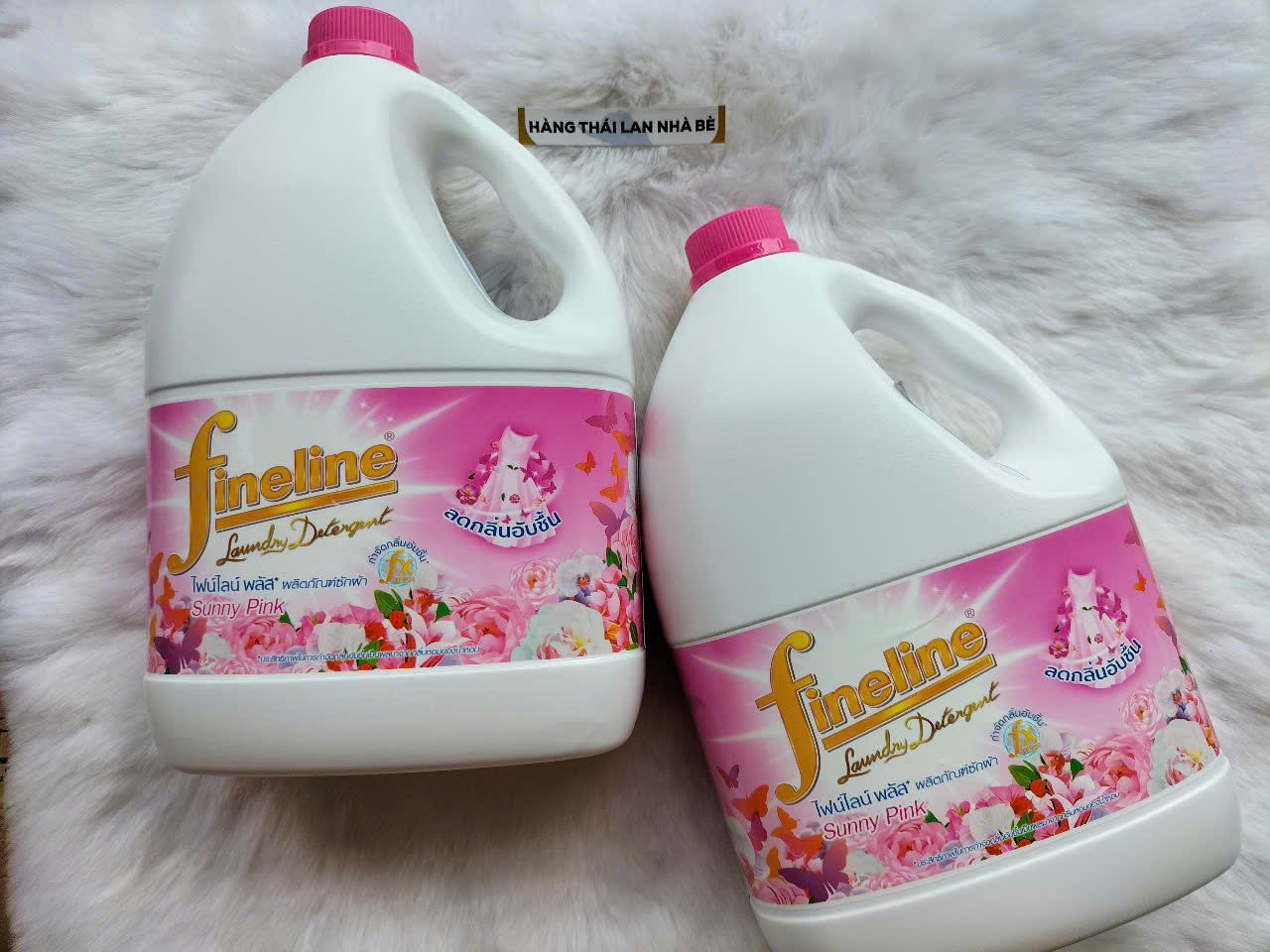 Nước giặt Fineline Thái Lan 3000ml ( màu Hồng)