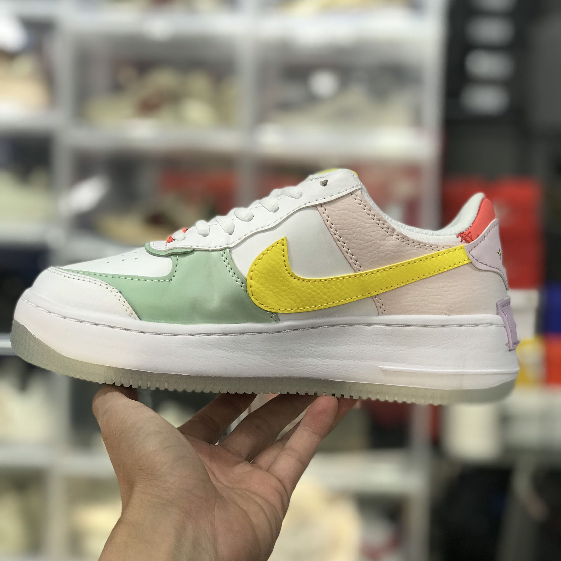 [HCM]Giày Air Force Shadow Kim cương Fullbox - meoraudinh
