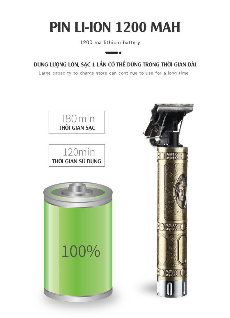 Smart1688 - Tông Đơ Cắt Tóc Chuyên Nghiệp Clipper