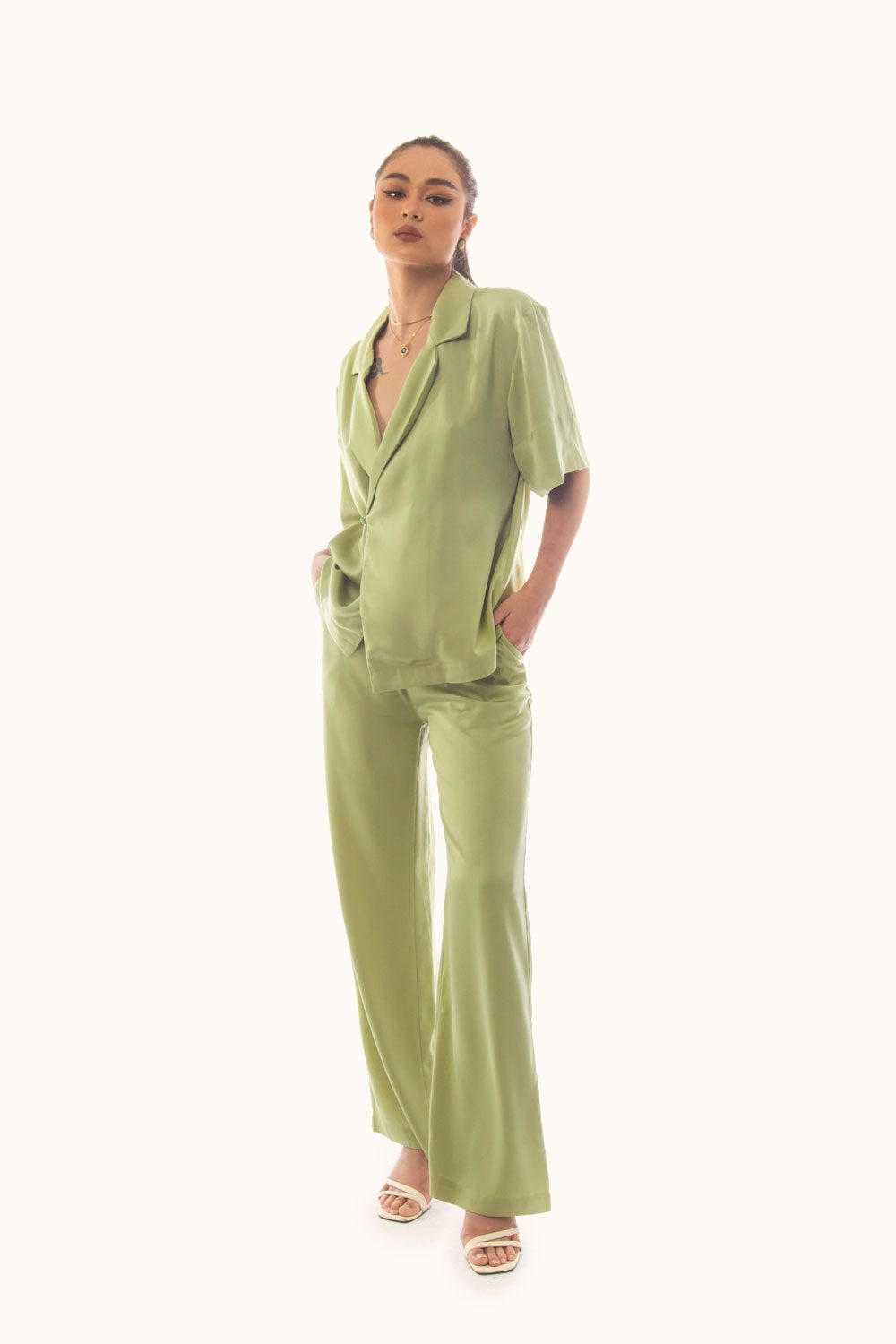 Quần Satin Yvonne Daphale