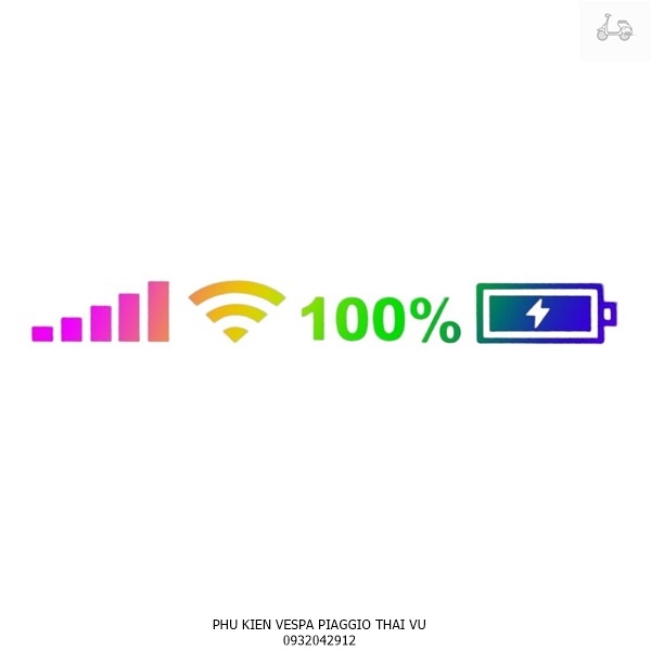 Miếng Dán Phản Quang Mấu Tem Wifi Cho Các Dòng Xe Máy