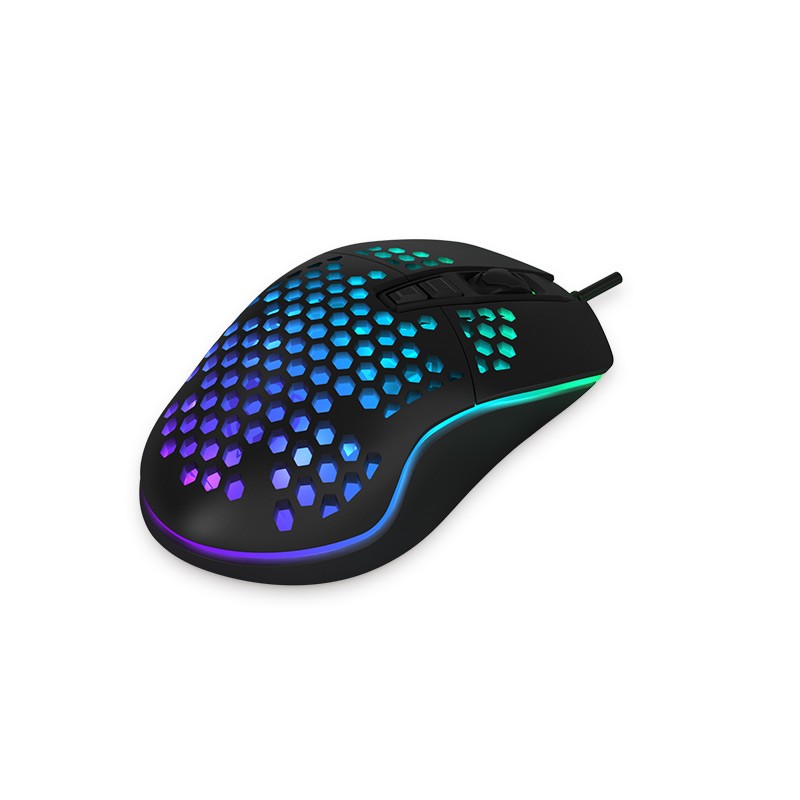 Chuột game Akko LW325 Blue-black-pink