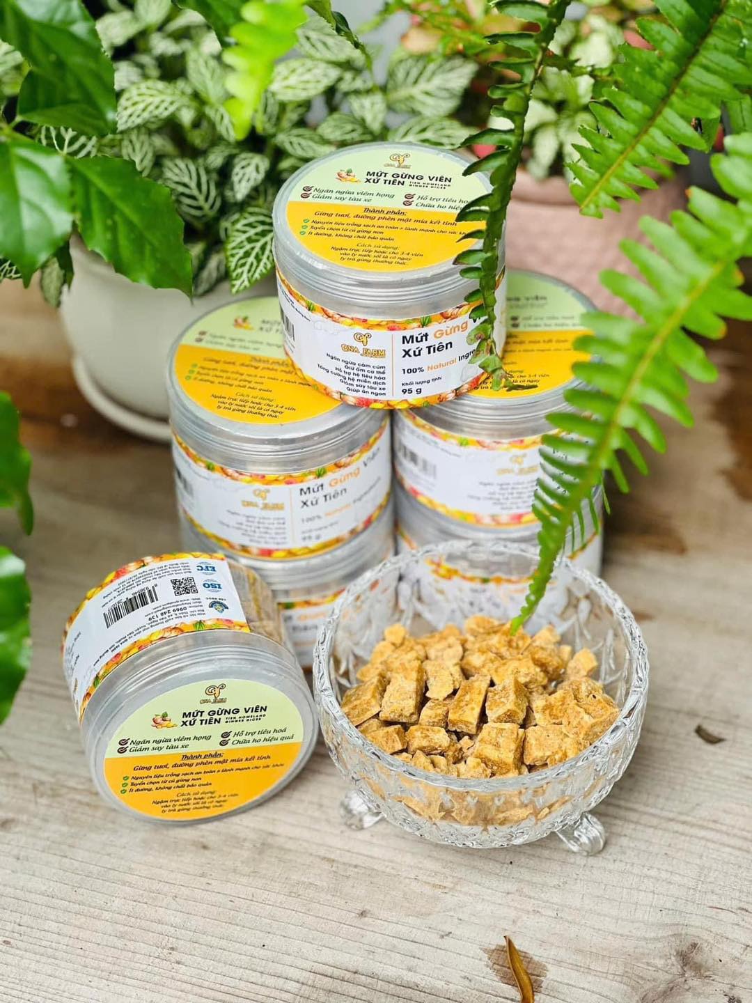 Mứt gừng viên xứ Tiên