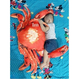 Gối Ôm 3d Hình Cua Luộc Siêu To
