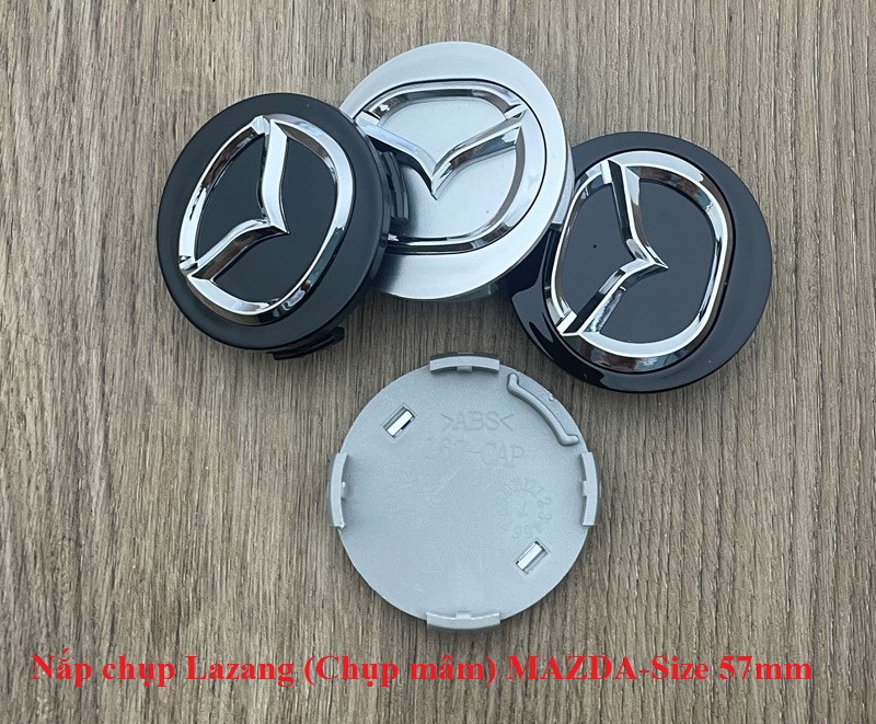 Nắp chụp mâm MAZDA (Chụp Lazang) Size 57mm