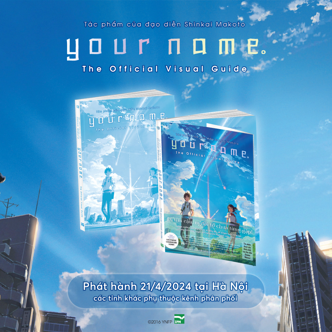 Your Name. - The Official Visual Guide + Boxset Manga 3 tập + Tiểu thuyết (IPM)