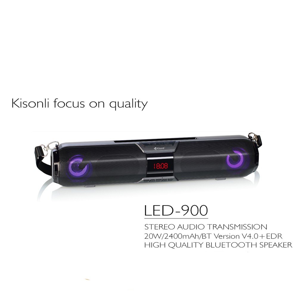 Loa Kisonli Bluetooth 900 LED RGB-JL