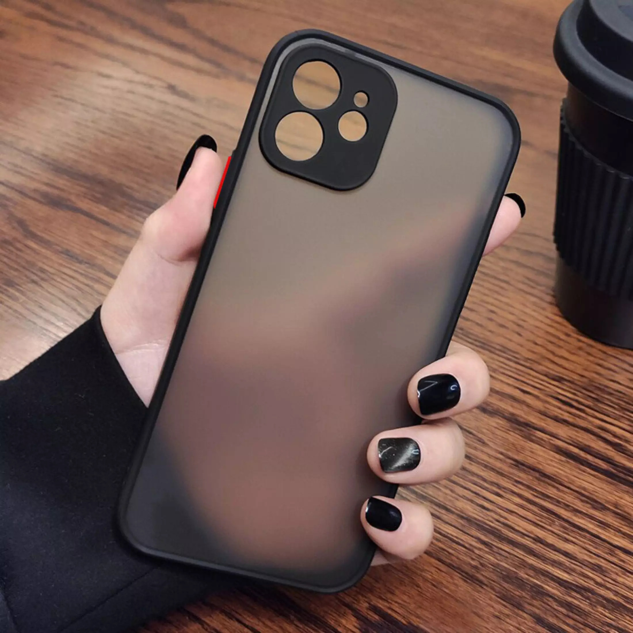Ốp lưng iphone 15 15+ 15 Promax 14 Pro max 13 Promax 7 Plus 8 Plus 6 6s 7 8 Se 2020 12 Promax 11 Promax Xsmax x xs Đen Nhám Basic