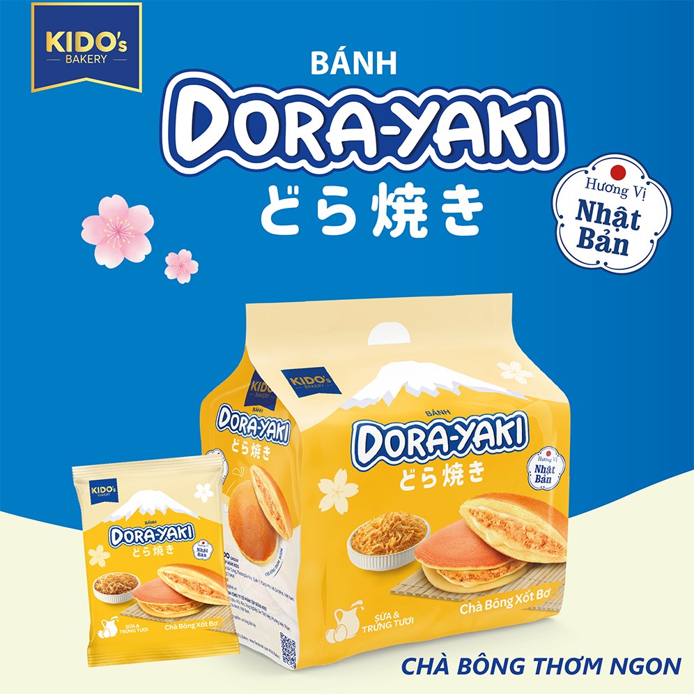 Bánh Rán Dora-Yaki Kido's ( Combo 5 cái )