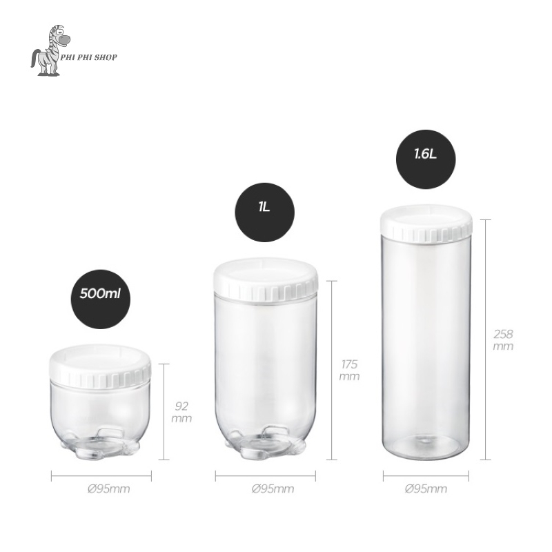 [HCM]Bộ 6 Hộp Bảo Quản Lock&Lock Interlock INL303S010