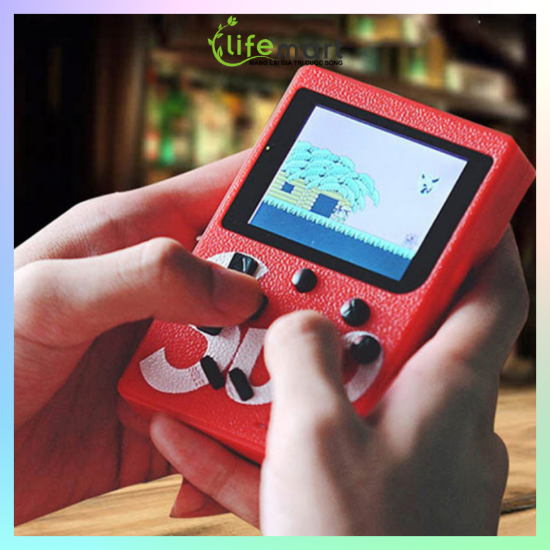 Máy Chơi Game Mario 4 Nút, Contra, Ninja Rùa, Tank, Kết Nối TV, 2 Người Chơi, Pin Nokia Rời Thay Thế Được, LIFEMART B01