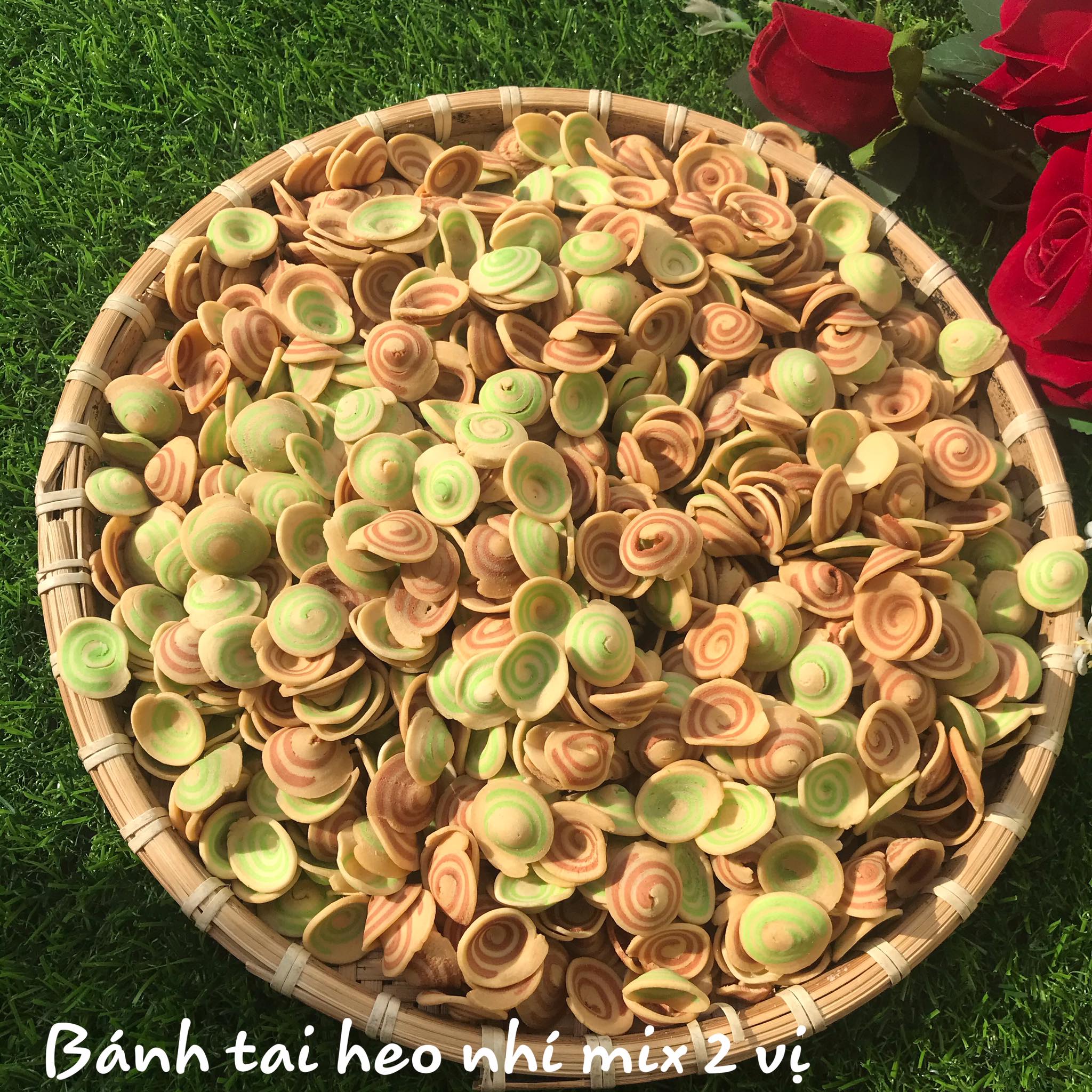 1 kg bánh tai heo mix 2 vị thơm ngon-đồ ăn vặt-ăn vặt