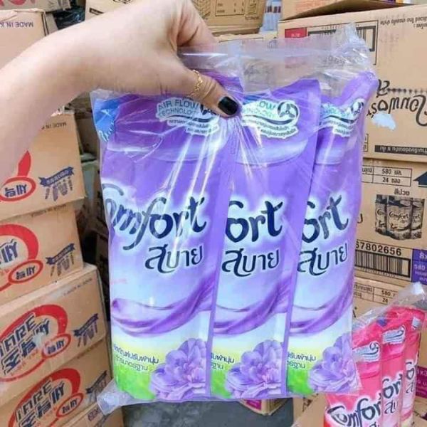 Nước xả vải Comfort Thái Lan bịch 500ml[Màu Tím]