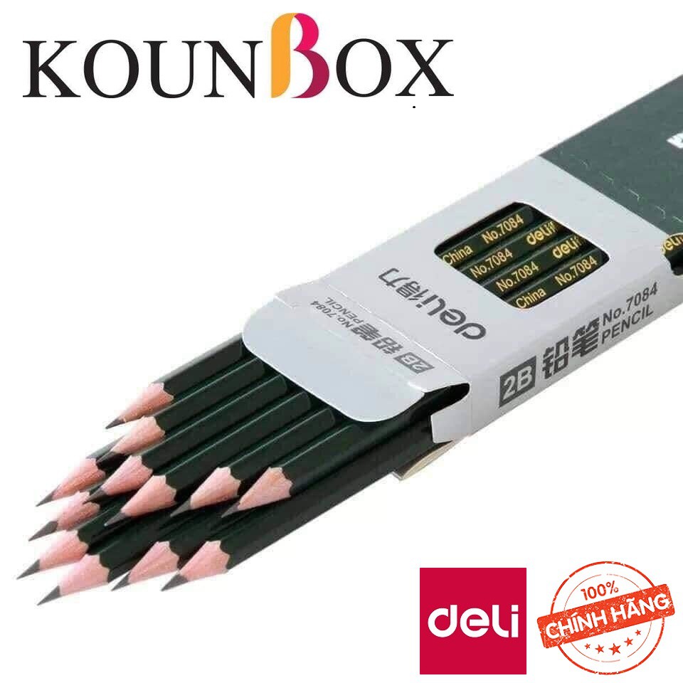 [HCM]COMBO 12 chiếc bút chì 2B màu ngẫu nhiên