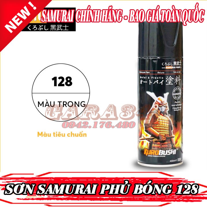 Sơn samurai keo bóng 128