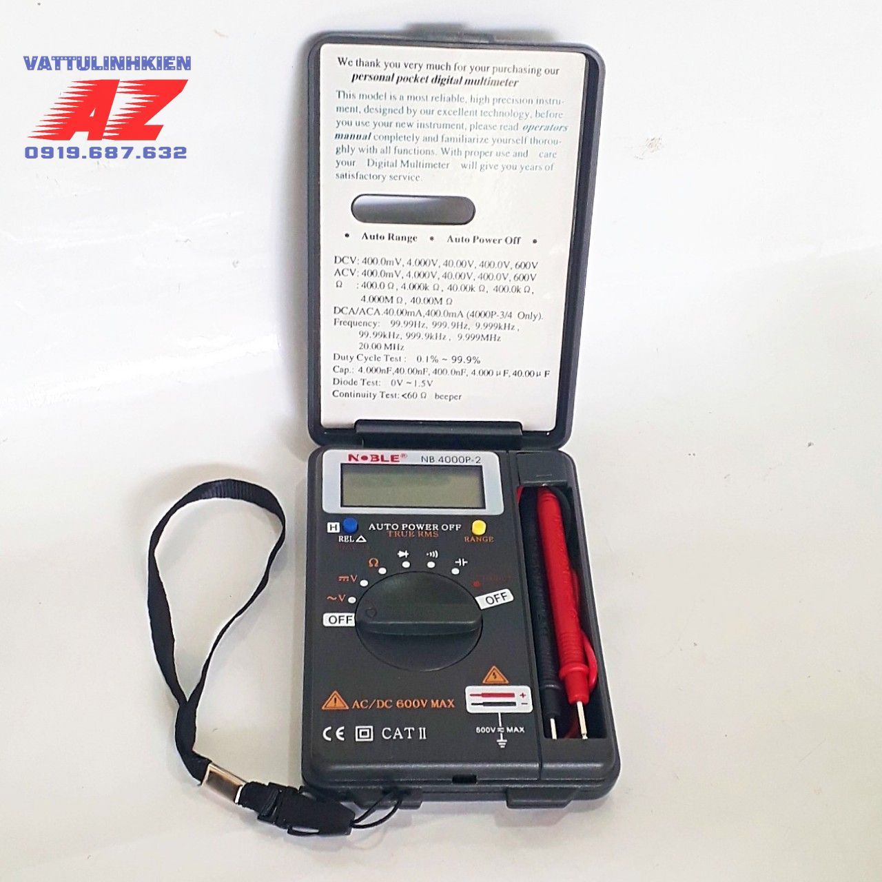 Đồng hồ vạn năng bỏ túi NB-4000P2 Noble