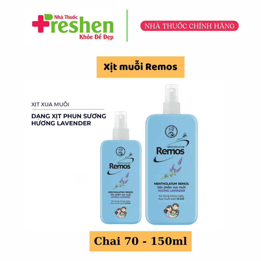 [HCM]Xịt Chống Muỗi Remos 60ml