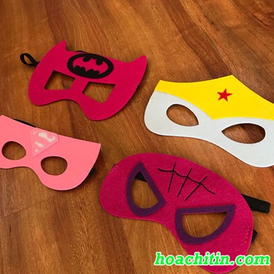 Mặt Nạ Nỉ Nửa Mặt Siêu Anh Hùng Nữ