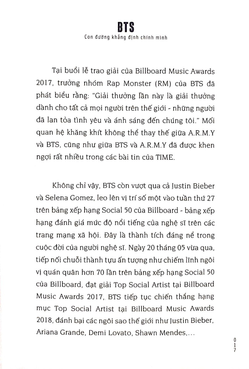 Fahasa - BTS - Con Đường Khẳng Định Chính Mình