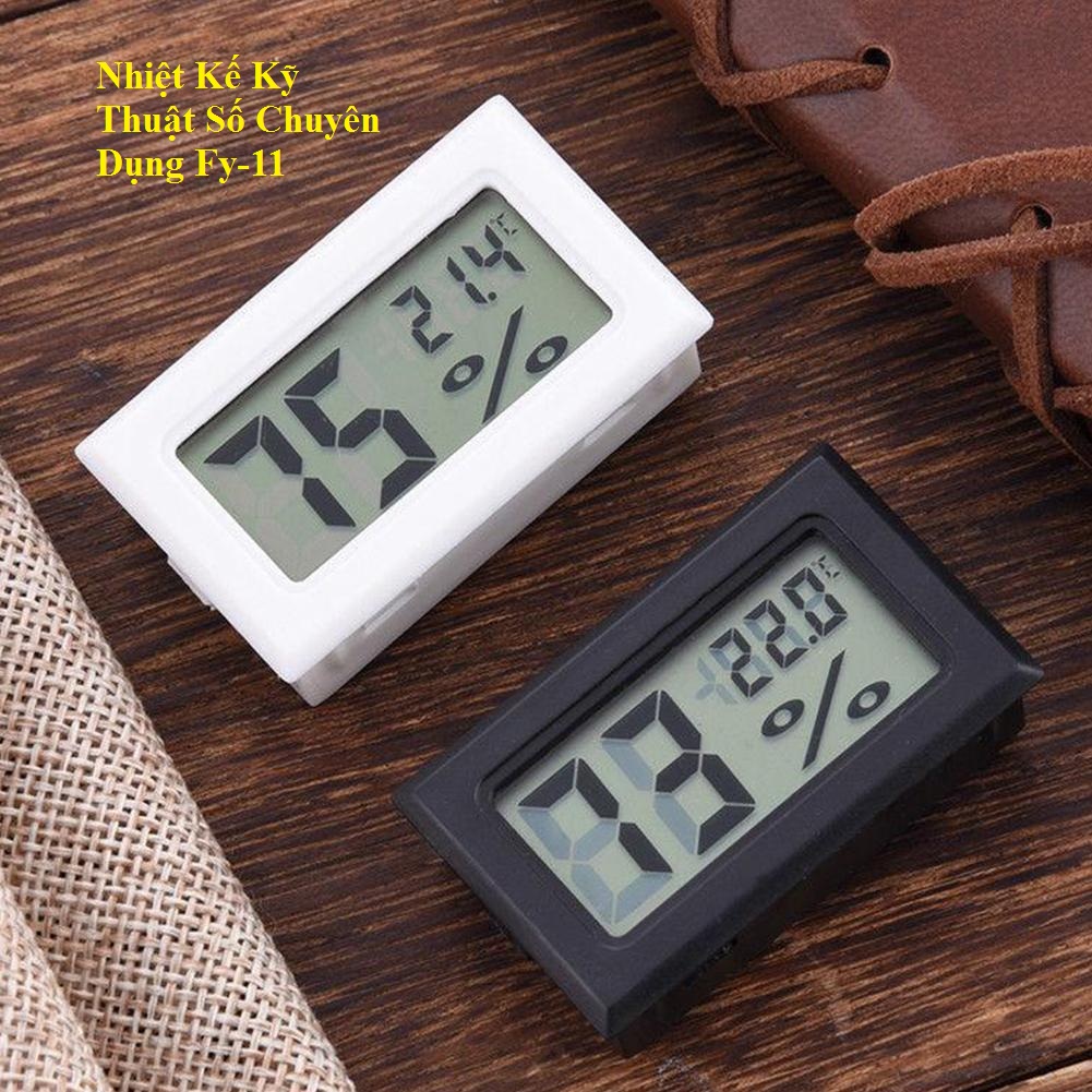 Nhiệt ẩm kế điện tử LCD đo nhiệt độ độ ẩm