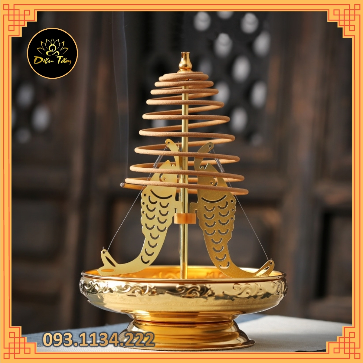 Cod ring incense burner incense burner