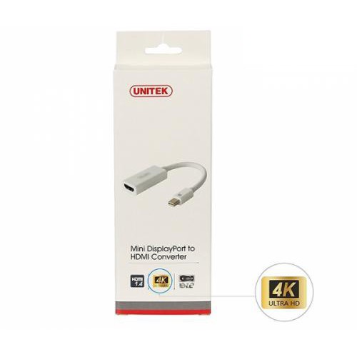 Cáp chuyển đổi Mini DisplayPort sang HDMI (Hỗ trợ 4K) Unitek Y6331