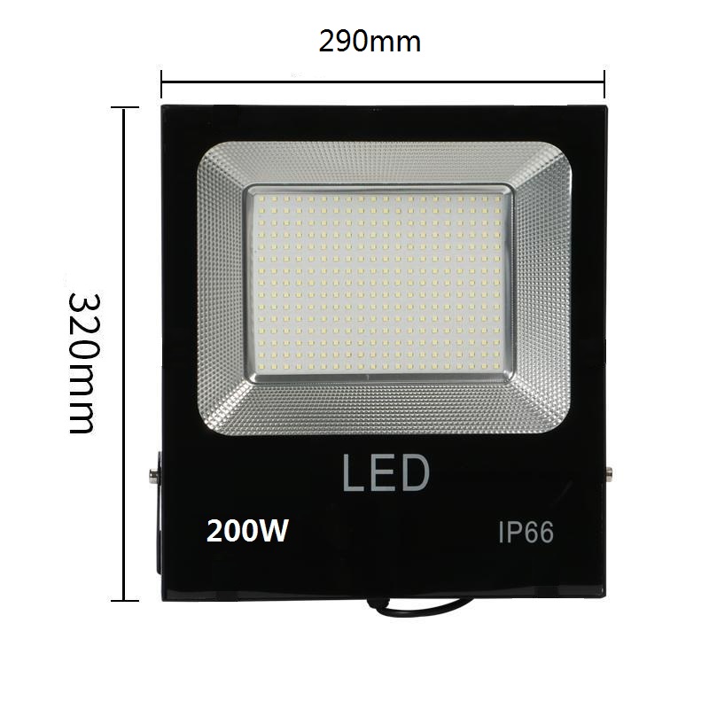 Headlight 200W Ip66 Waterproof White Led (220V Electricity)