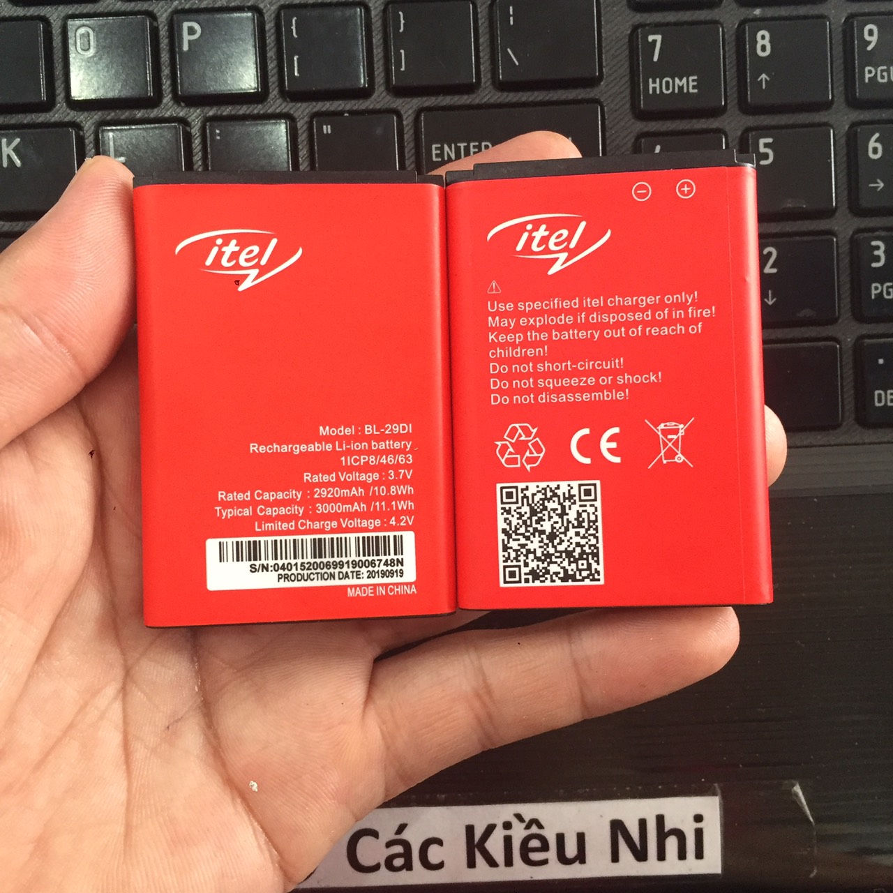 Pin Itel A14 Max | W4003 Pin iTel BL-29DI