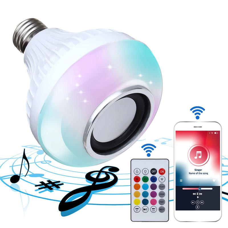 Bóng đèn LED độc đáo kiêm loa nghe nhạc bluetooth