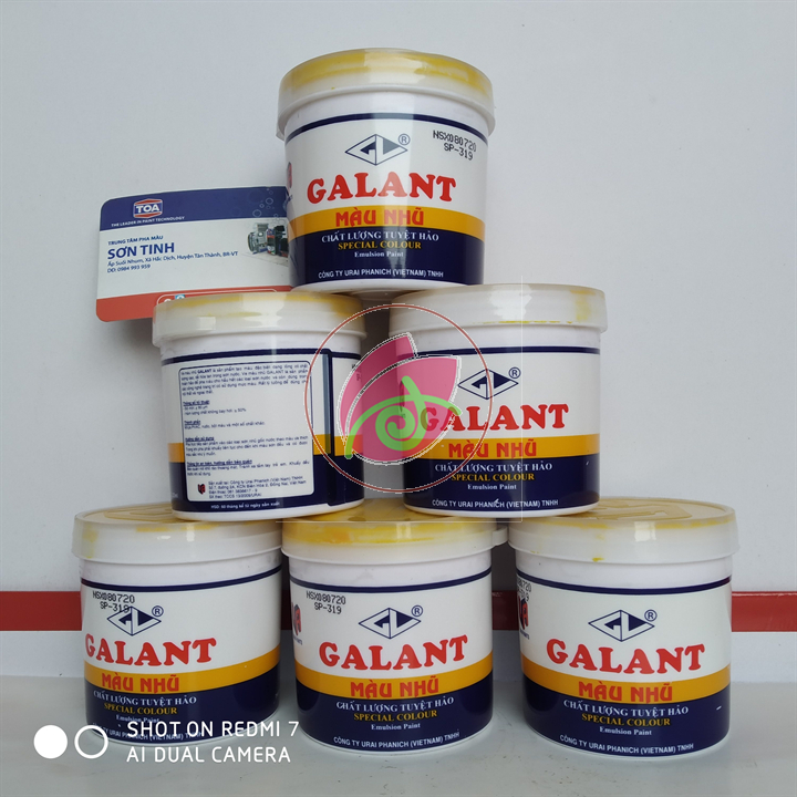 Combo 5 ve màu Galant (Xanh lá, Đỏ, Vàng, Xanh dương, Đen)