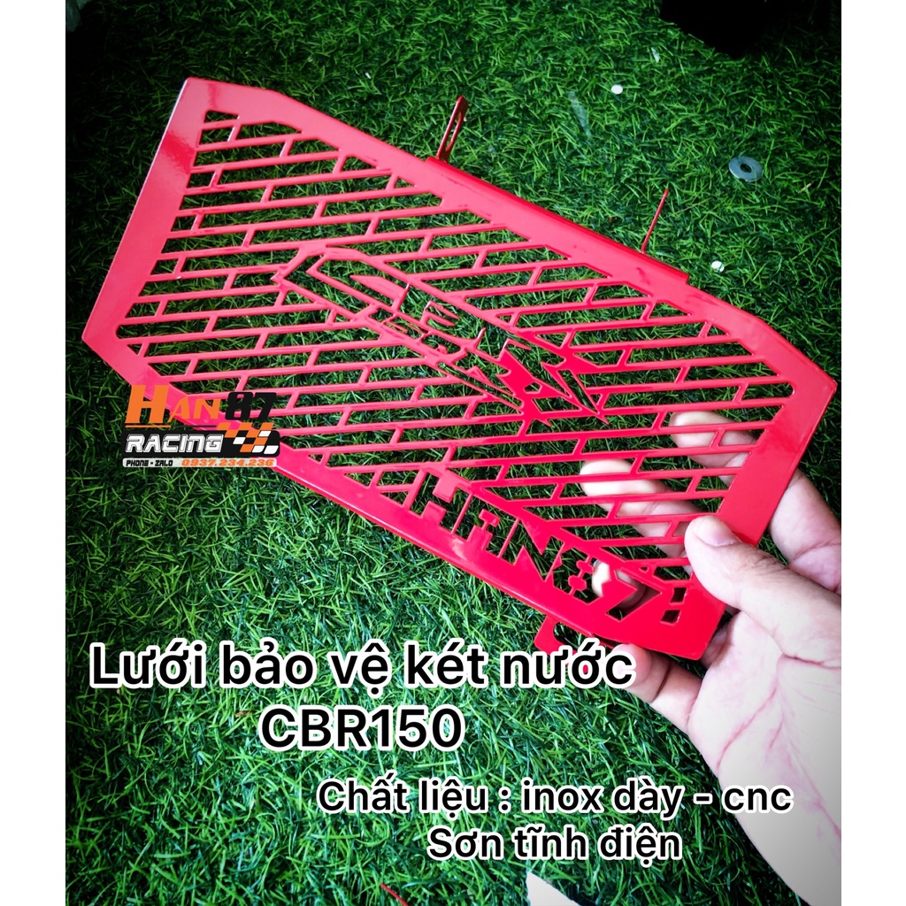 Lưới che két nước cbr150r 2021 2022- loại inox - sơn tĩnh điện