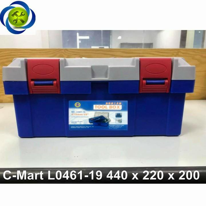 Thùng đồ nghề nhựa c-mart l0461-19 440 x 220 x 200