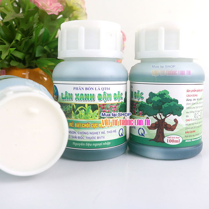Phân bón lá siêu lân xanh đậm đặc QT04 100ml