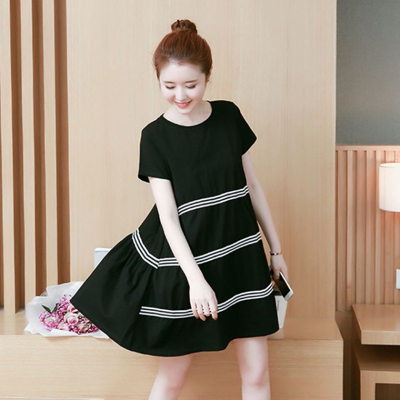 Váy bầu thiết kế chất cotton mềm mát V144