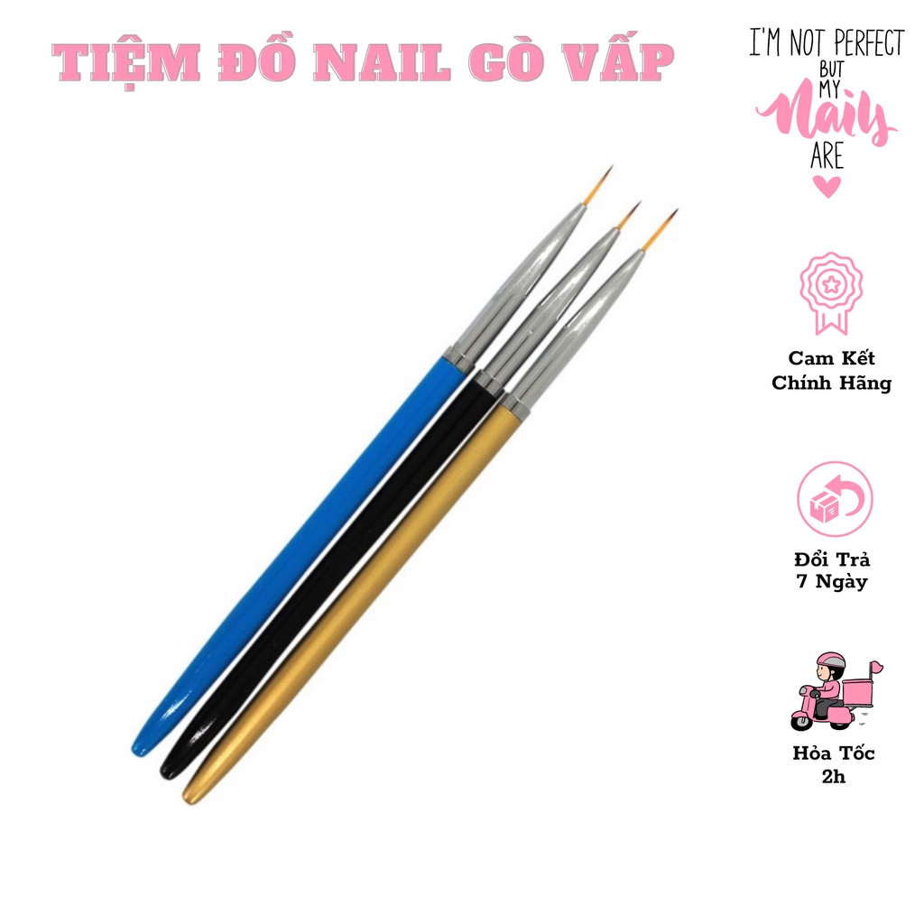 Bộ 3 Cây Vẽ Nét - Cọ Râu Vẽ Nail