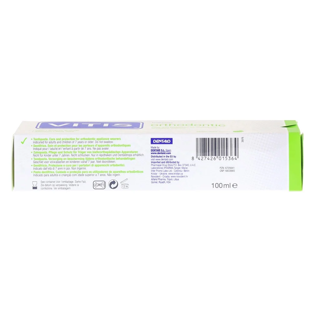 Toothpaste for braces Vitis Orthodontic 100ml